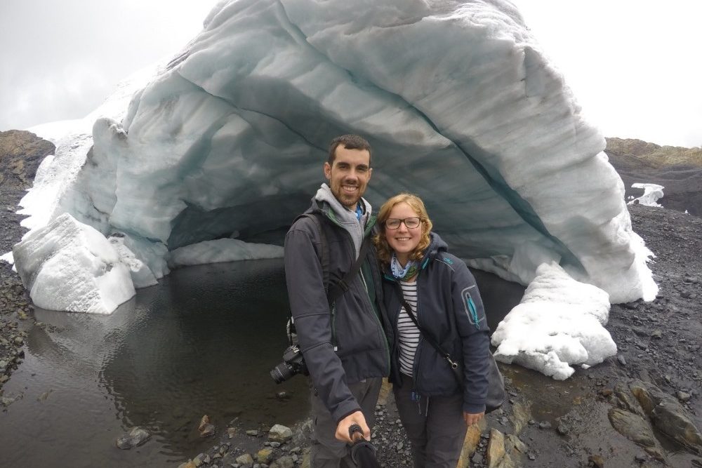 Pastoruri Gletscher Eis Massiv 5000 Meter Kalt Peru Südamerika Huaraz