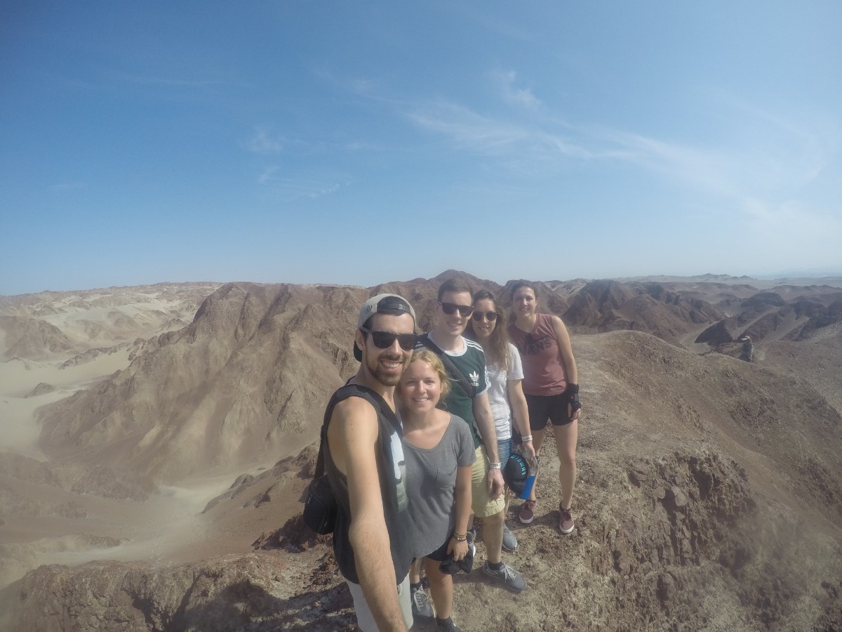 Huaccachina Ica Peru Südamerika Wüste Sand Felsen Aussicht