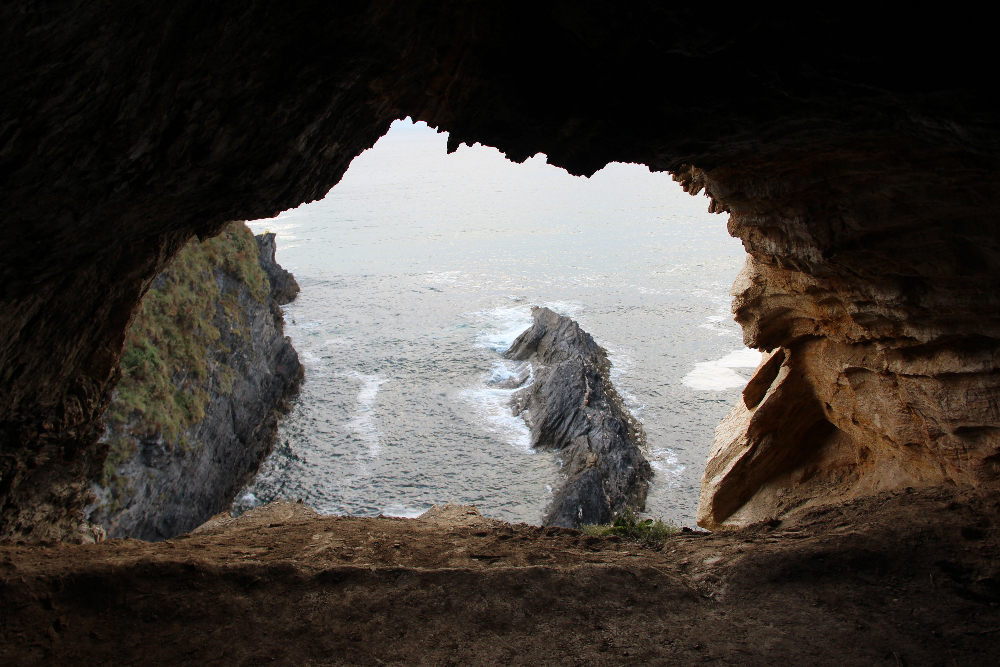 Blick aus der Höhle