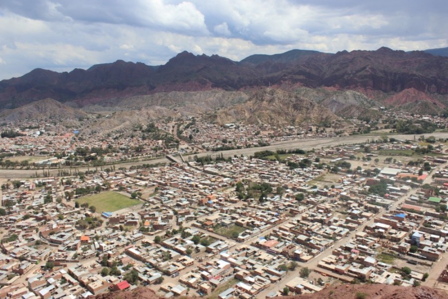 Tupiza Aussicht Südamerika Bolivien Stadt Aussichtspunkt