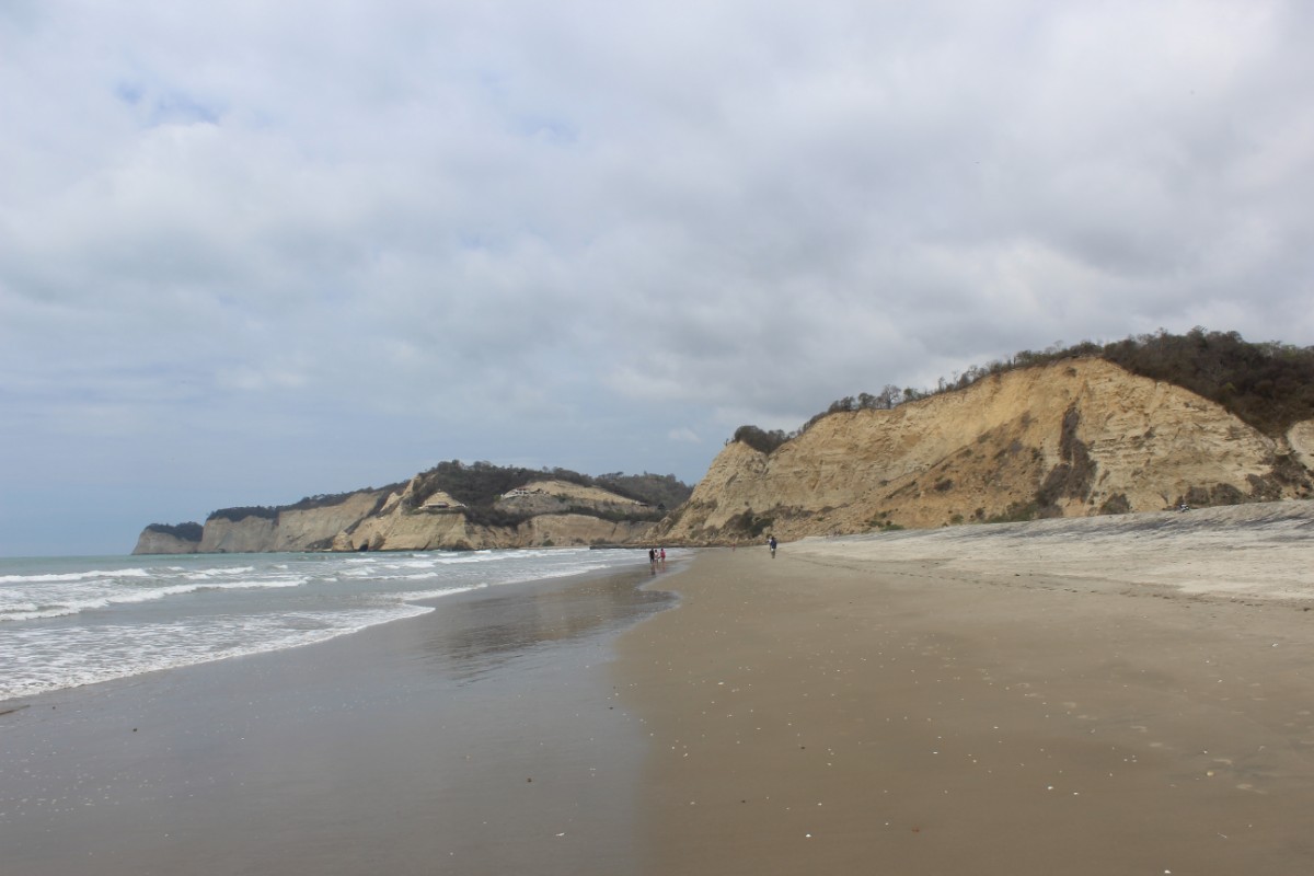 Strand Meer Klippen Sommer Wellen