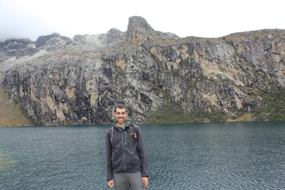 Lagune Chuchurup Berge Gebirge Gletscher See Wanderung Huaraz Peru Südamerika