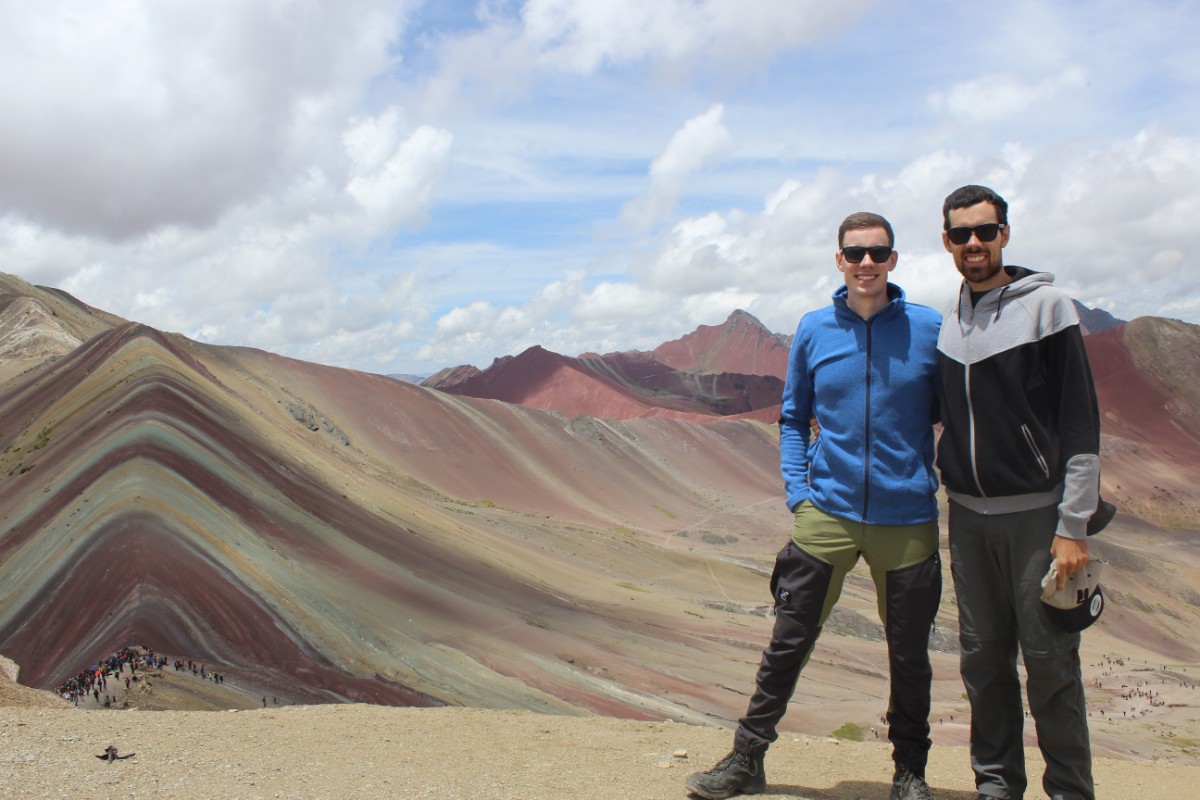 Rainbow Mountains 7 Farben 5100 Meter Wandern Natur Beeindruckend Peru Südamerika