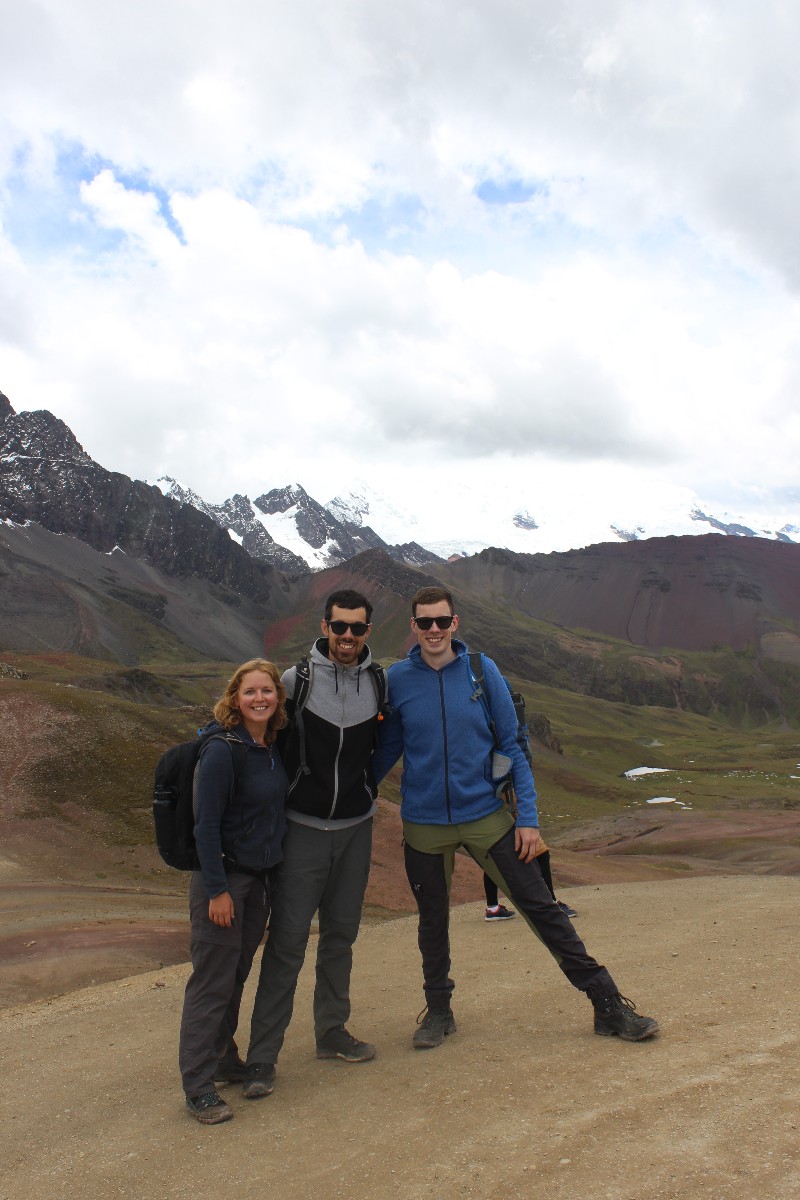 Rainbow Mountains Gletscher 5100 Meter Wandern Natur Beeindruckend Peru Südamerika