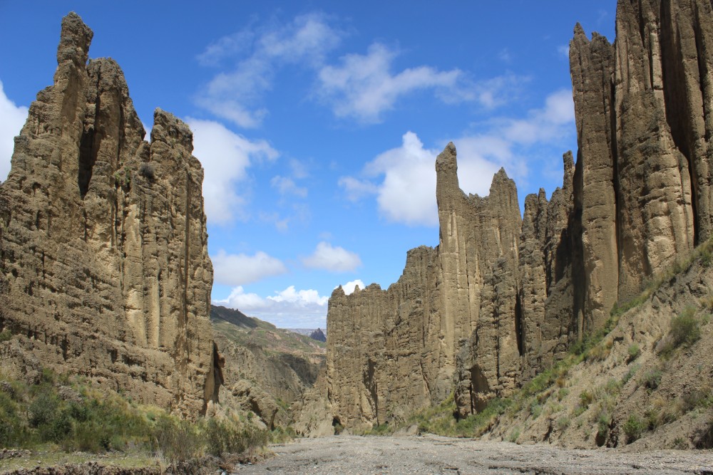 Valle de las Animas Steinformationen La Paz Bolivien Südamerika Flussbett Wandern