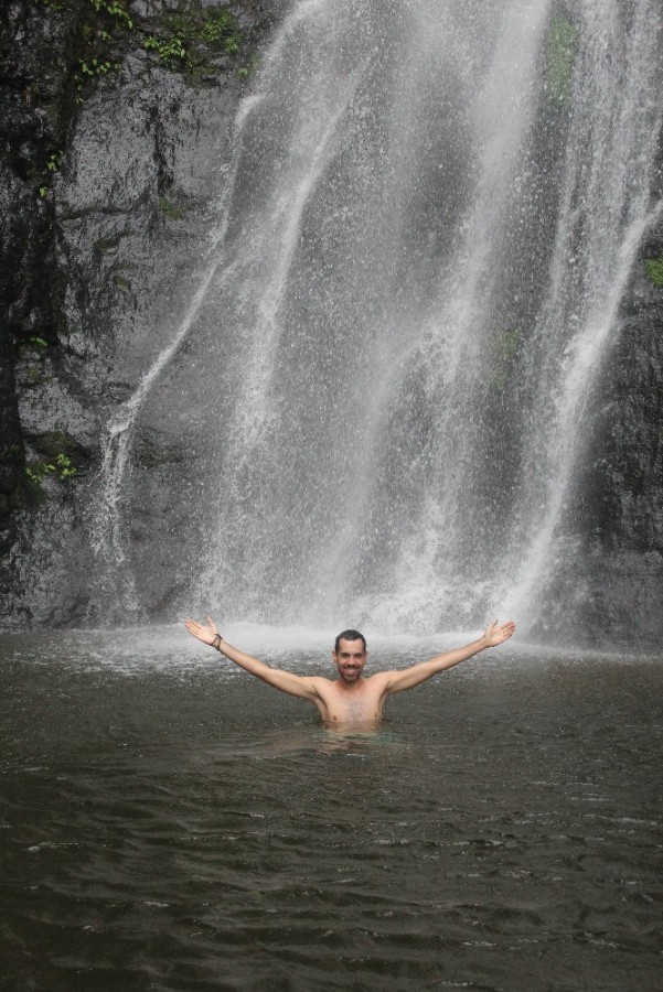 Wasserfall Coroico Bolivien Südamerika Natur Wasser