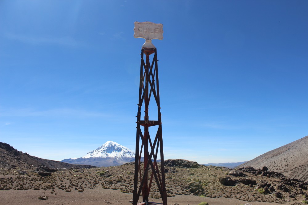 Sajama Nationalpark Natur Sajama Berg Gipfel Höchster Berg Boliviens Südamerika Wanderung Grenze