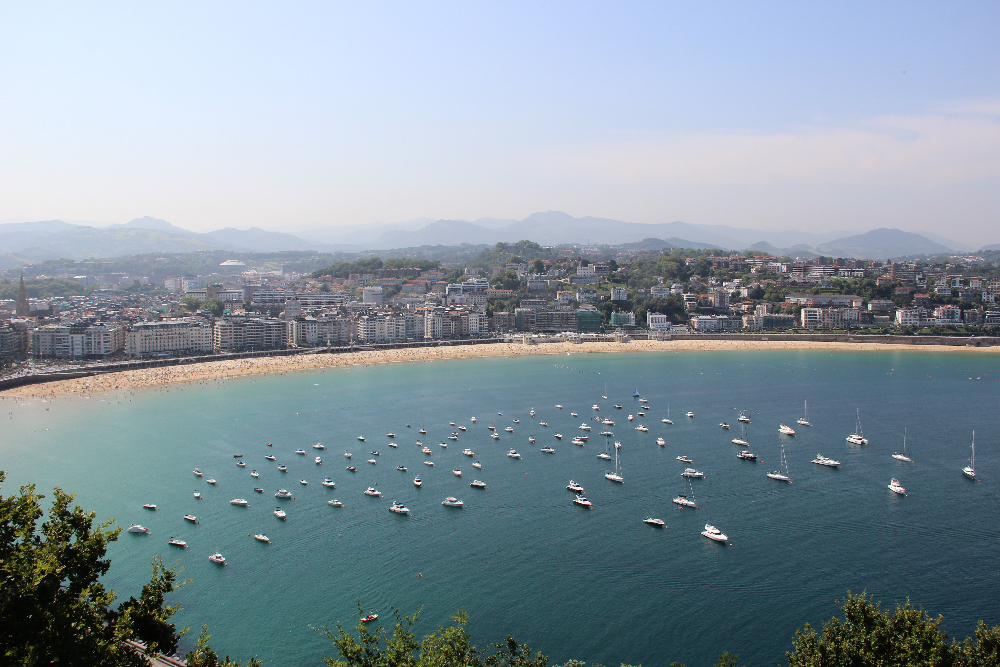 San_Sebastian_Aussicht Stadtstrand San Sebastian