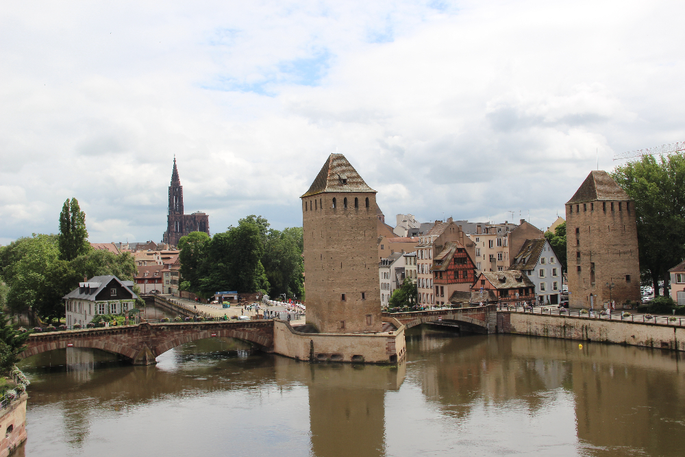 Straßburg-Stadttürme Straßburg am Fluss